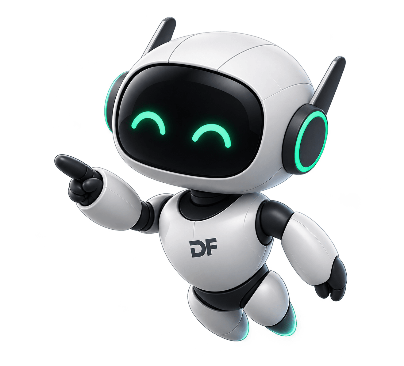 Mascote robô da DF Labs